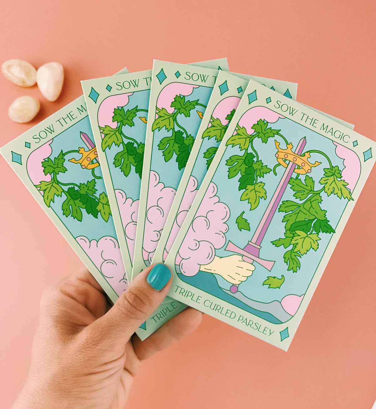 Triple Curled Parsley Tarot Seed Packet